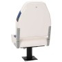 Set de asientos plegables para barco 2 uds con respaldo alto