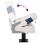 Set de asientos plegables para barco 2 uds con respaldo alto