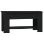 Schwarzer Couchtisch aus Spanplatte 101x49x52 cm von vidaXL, Couchtisch - Ref: Foro24-809702, Preis: 80,44 €, Rabatt: %