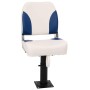 Asientos plegables de barco 2 uds azul y blanco 41x36x48 cm | Foro24.es | Tu tienda online para hogar, jardín y más Foro24.es