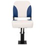 Asientos plegables de barco 2 uds azul y blanco 41x36x48 cm | Foro24.es | Tu tienda online para hogar, jardín y más Foro24.es