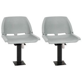 Asientos de barco 2 uds con pedestal giratorio 360° von , Boote - Ref: Foro24-3294949, Preis: 195,78 €, Rabatt: %