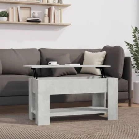 Betongrauer Couchtisch aus Sperrholz, 101 x 49 x 52 cm von vidaXL, Couchtisch - Ref: Foro24-809705, Preis: 90,22 €, Rabatt: %