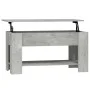 Betongrauer Couchtisch aus Sperrholz, 101 x 49 x 52 cm von vidaXL, Couchtisch - Ref: Foro24-809705, Preis: 90,22 €, Rabatt: %