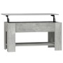 Mesa de centro madera contrachapada gris hormigón 101x49x52 cm de vidaXL, Mesas de centro - Ref: Foro24-809705, Precio: 92,79...