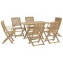 Juego de comedor para jardín 7 piezas madera maciza acacia by , Garden sets - Ref: Foro24-3214235, Price: 395,49 €, Discount: %