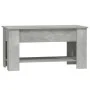 Betongrauer Couchtisch aus Sperrholz, 101 x 49 x 52 cm von vidaXL, Couchtisch - Ref: Foro24-809705, Preis: 90,22 €, Rabatt: %
