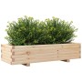 Jardinera de madera maciza de pino 110x40x26,5 cm de , Maceteros y jardineras - Ref: Foro24-847338, Precio: 79,06 €, Descuent...