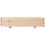 Jardinera de madera maciza de pino 110x40x26,5 cm de , Maceteros y jardineras - Ref: Foro24-847338, Precio: 79,06 €, Descuent...
