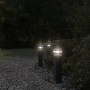 Lámpara de suelo de exterior con sensor aluminio negro 50 cm by , Outdoor lighting - Ref: Foro24-4006399, Price: 53,85 €, Dis...