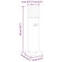 Lámpara de suelo de exterior con sensor aluminio negro 50 cm by , Outdoor lighting - Ref: Foro24-4006399, Price: 53,85 €, Dis...