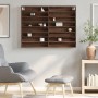 Vitrina de madera de ingeniería marrón roble 100x8,5x75 cm by , Shelves and shelves - Ref: Foro24-847939, Price: 55,54 €, Dis...