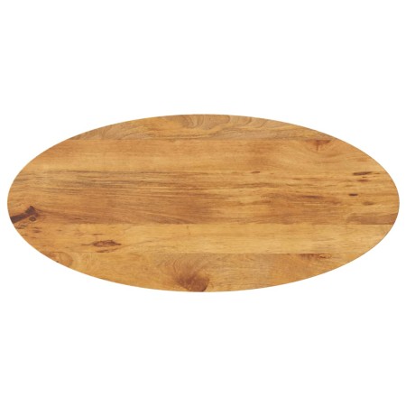 Tablero de mesa ovalado madera maciza de mango 120x50x3,8 cm by , Table tops - Ref: Foro24-370874, Price: 96,79 €, Discount: %
