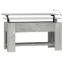 Betongrauer Couchtisch aus Sperrholz, 101 x 49 x 52 cm von vidaXL, Couchtisch - Ref: Foro24-809705, Preis: 90,22 €, Rabatt: %