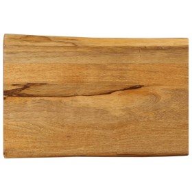 Tablero de mesa borde natural madera maciza mango 70x40x2,5 cm by , Table tops - Ref: Foro24-370753, Price: 51,88 €, Discount: %