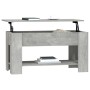 Mesa de centro madera contrachapada gris hormigón 101x49x52 cm de vidaXL, Mesas de centro - Ref: Foro24-809705, Precio: 92,79...