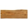Tablero de mesa borde natural madera maciza mango 120x40x2,5 cm by , Table tops - Ref: Foro24-370758, Price: 78,23 €, Discoun...