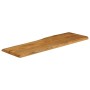 Tablero de mesa borde natural madera maciza mango 120x40x2,5 cm by , Table tops - Ref: Foro24-370758, Price: 78,23 €, Discoun...