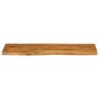 Tablero de mesa borde natural madera maciza mango 120x40x2,5 cm by , Table tops - Ref: Foro24-370758, Price: 78,23 €, Discoun...