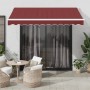 Toldo retráctil automático burdeos 300x250 cm by , Awnings - Ref: Foro24-3215303, Price: 331,41 €, Discount: %