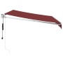 Toldo retráctil automático burdeos 300x250 cm by , Awnings - Ref: Foro24-3215303, Price: 331,41 €, Discount: %