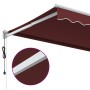 Toldo retráctil automático burdeos 300x250 cm by , Awnings - Ref: Foro24-3215303, Price: 331,41 €, Discount: %