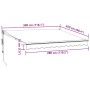 Toldo retráctil automático burdeos 300x250 cm by , Awnings - Ref: Foro24-3215303, Price: 331,41 €, Discount: %