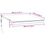 Toldo retráctil automático burdeos 300x250 cm von , Markisen - Ref: Foro24-3215308, Preis: 290,19 €, Rabatt: %