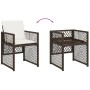 Set comedor de jardín y cojines 15 pzas ratán sintético marrón by , Garden sets - Ref: Foro24-3210873, Price: 899,51 €, Disco...
