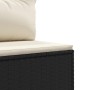 Set muebles de jardín 6 piezas y cojines ratán sintético negro by , Garden sets - Ref: Foro24-3308168, Price: 507,60 €, Disco...