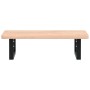 Estante de lavabo de pared de acero y madera maciza de haya by , bathroom vanities - Ref: Foro24-3302357, Price: 71,72 €, Dis...