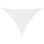 Toldo de vela triangular tela Oxford blanco 5x7x7 m