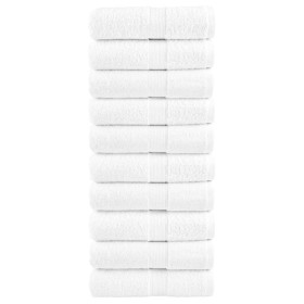 Toallas SOLUND 10 unidades blanco 30x30 cm 600 gsm de , Toallas - Ref: Foro24-137118, Precio: 23,86 €, Descuento: -5%%