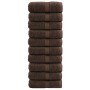 Toallas SOLUND 10 unidades marrón 30x30 cm 600 gsm de , Toallas - Ref: Foro24-137229, Precio: 20,22 €, Descuento: -5%%