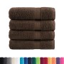 Toallas de mano SOLUND 4 unidades marrón 50x100 cm 600 gsm | Foro24.es | Tu tienda online para hogar, jardín y más Foro24.es
