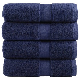 Toallas de invitados SOLUND 4 uds azul marino 30x50 cm 600 gsm by , Towels - Ref: Foro24-137255, Price: 15,55 €, Discount: %