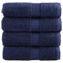 Toallas de invitados SOLUND 4 uds azul marino 30x50 cm 600 gsm by , Towels - Ref: Foro24-137255, Price: 15,55 €, Discount: %