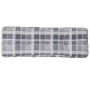 Cojín para sofá de palets de tela a cuadros gris 120x40x12 cm by , Cushions for chairs and sofas - Ref: Foro24-360637, Price:...
