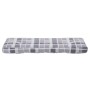 Cojín para sofá de palets de tela a cuadros gris 120x40x12 cm by , Cushions for chairs and sofas - Ref: Foro24-360637, Price:...