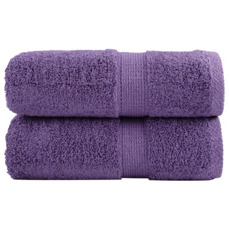 Toallas de invitados SOLUND 2 uds morado 30x50 cm 600 gsm von , Handtücher - Ref: Foro24-137350, Preis: 14,06 €, Rabatt: -5%%