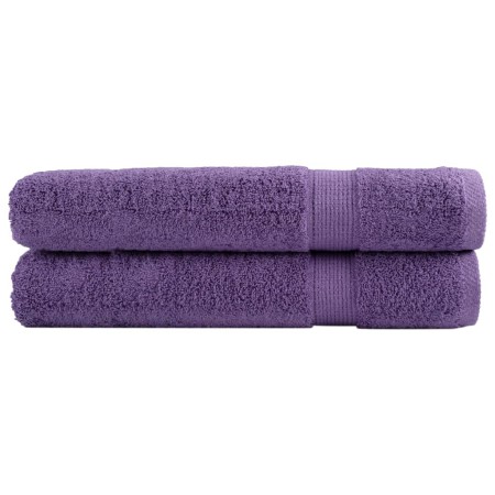 Toallas premium SOLUND 2 unidades morado 100x200 cm 600 gsm de , Toallas - Ref: Foro24-137365, Precio: 60,65 €, Descuento: %