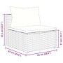 Set de sofás de jardín y cojines 8 piezas ratán sintético negro by , Garden sets - Ref: Foro24-3308388, Price: 563,98 €, Disc...