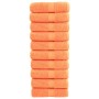 Toallas SOLUND 10 unidades naranja 30x30 cm 600 gsm | Foro24.es | Tu tienda online para hogar, jardín y más Foro24.es
