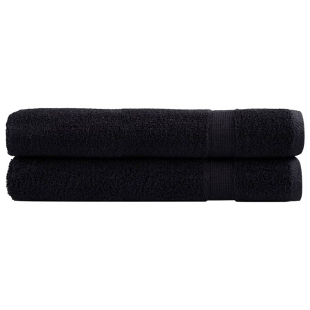 Toallas premium SOLUND 2 unidades negro 100x200 cm 600 gsm by , Towels - Ref: Foro24-137437, Price: 60,81 €, Discount: %
