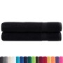 Toallas premium SOLUND 2 unidades negro 100x200 cm 600 gsm by , Towels - Ref: Foro24-137437, Price: 60,81 €, Discount: %