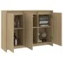 Sideboard aus Sonoma-Eichensperrholz, 102 x 33 x 75 cm von vidaXL, Sideboards - Ref: Foro24-809776, Preis: 106,25 €, Rabatt: %