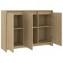 Aparador de madera contrachapada roble Sonoma 102x33x75 cm de vidaXL, Aparadores - Ref: Foro24-809776, Precio: 112,36 €, Desc...