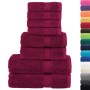 Juego de toallas premium SOLUND 8 unidades burdeos 600 gsm de , Toallas - Ref: Foro24-137539, Precio: 56,12 €, Descuento: %