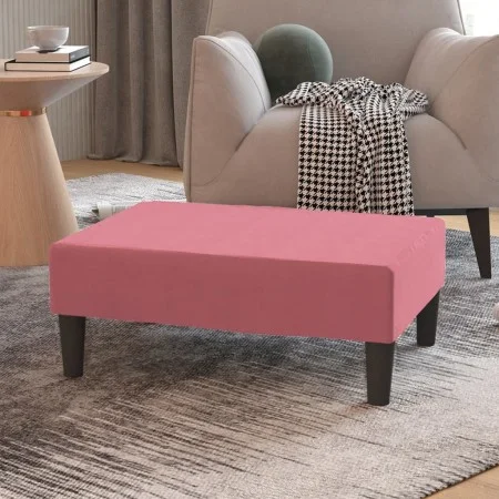 Reposapiés de terciopelo rosa 78x56x32 cm by vidaXL, Ottomans - Ref: Foro24-337691, Price: 55,74 €, Discount: %