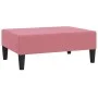 Reposapiés de terciopelo rosa 78x56x32 cm by vidaXL, Ottomans - Ref: Foro24-337691, Price: 55,74 €, Discount: %